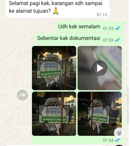 Pengiriman Papan Bunga Selamat Gembong