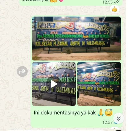 Pengiriman Papan Bunga Duka Gembong