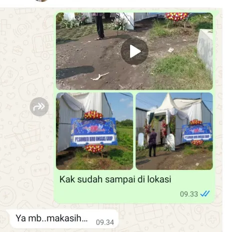 Pengiriman Karangan Bunga Gembong