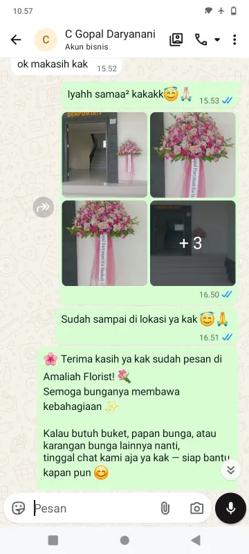 Pengiriman Karangan Bunga Gembong