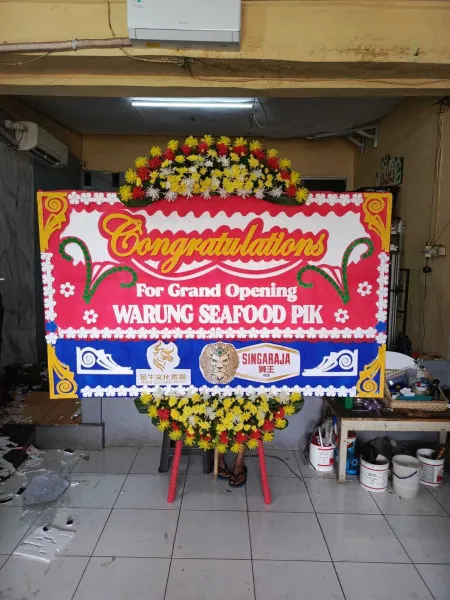 Papan Bunga Ucapan Selamat Gembong
